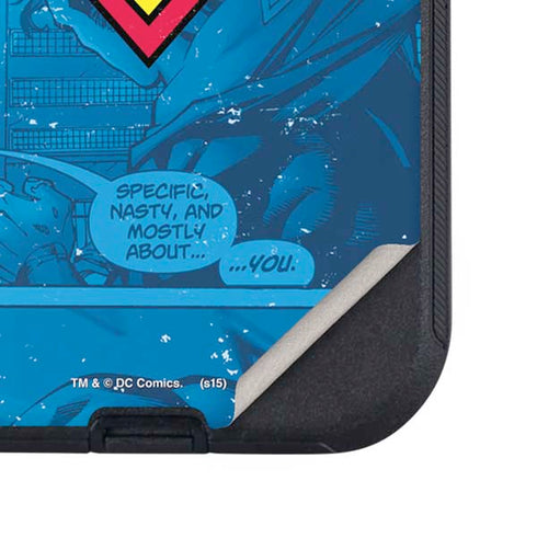 DC Comics Superman Logo Background Pattern Otterbox Defender iPhone Skin