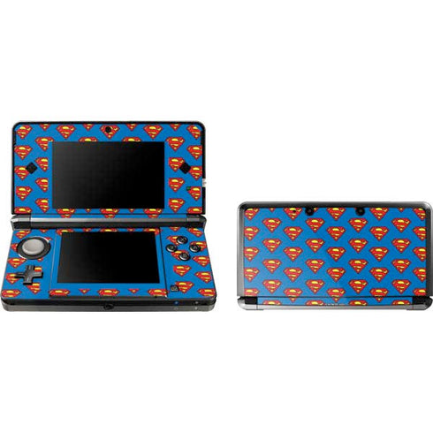DC Comics Superman Logo Pattern Nintendo Skins
