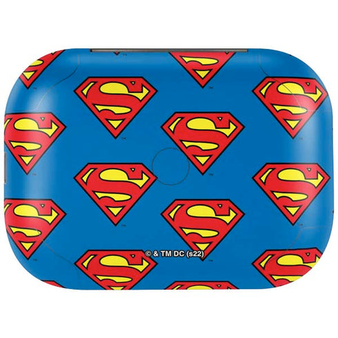 DC Comics Superman Logo Pattern Amazon Echo Buds Skin