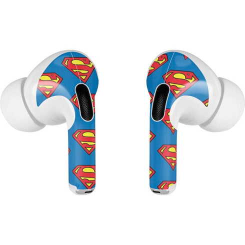 DC Comics Superman Logo Pattern Apple AirPods Pro Skin