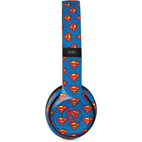 DC Comics Superman Logo Pattern Beats Solo 3 Wireless Skin