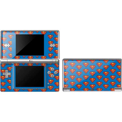 DC Comics Superman Logo Pattern DS Lite Skin