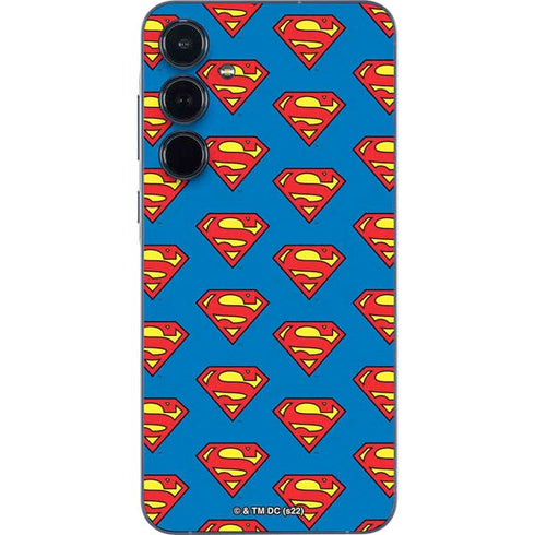 DC Comics Superman Logo Pattern Galaxy A35 5G Skin