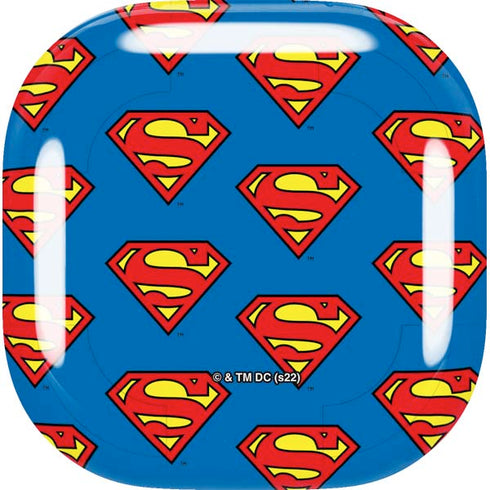 DC Comics Superman Logo Pattern Galaxy Buds Live Skin