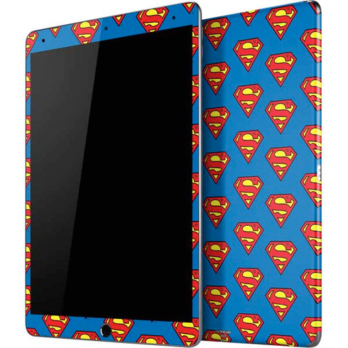 DC Comics Superman Logo Pattern iPad Skins