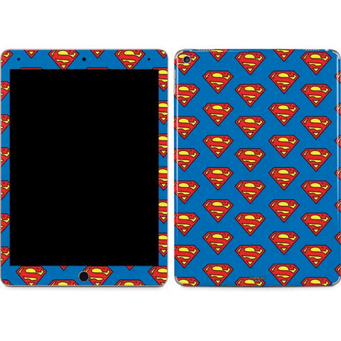 DC Comics Superman Logo Pattern iPad Skins