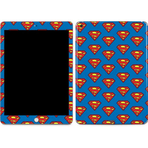 DC Comics Superman Logo Pattern Apple iPad Skin