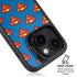DC Comics Superman Logo Pattern iPhone 14 Plus Kickstand Case