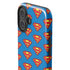 DC Comics Superman Logo Pattern iPhone 16 Plus Impact Case