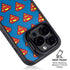 DC Comics Superman Logo Pattern iPhone 16 Pro Kickstand Case
