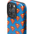 DC Comics Superman Logo Pattern iPhone 16 Pro Max Impact Case
