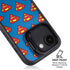 DC Comics Superman Logo Pattern iPhone 16e Kickstand Case