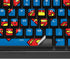 DC Comics Superman Logo Pattern K95 RGB PLATINUM Mechanical Gaming Keyboard Skin