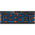 DC Comics Superman Logo Pattern K95 RGB PLATINUM Mechanical Gaming Keyboard Skin