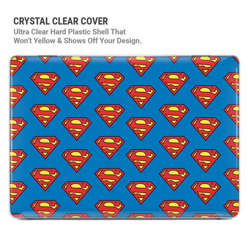 DC Comics Superman Logo Pattern MacBook Pro 14in (2021-24) Case plus Skin
