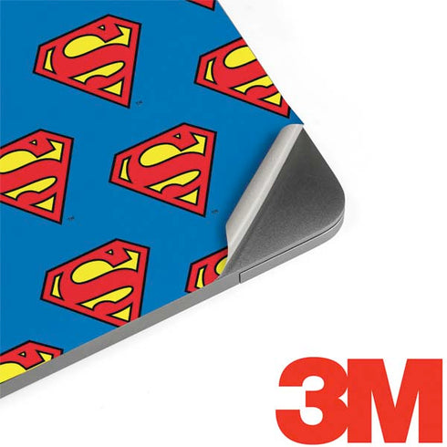 DC Comics Superman Logo Pattern MacBook Skins