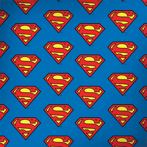 DC Comics Superman Logo Pattern MacBook Skins