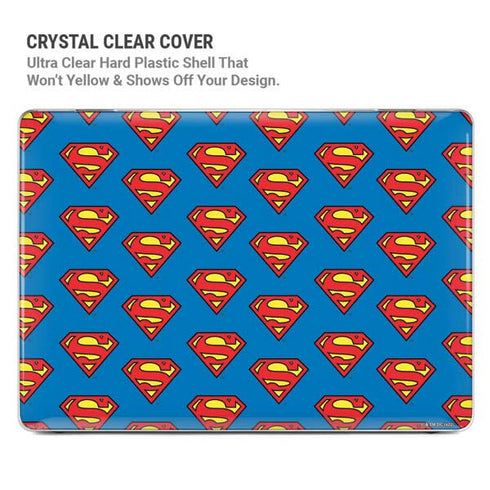 DC Comics Superman Logo Pattern MacBook Cases