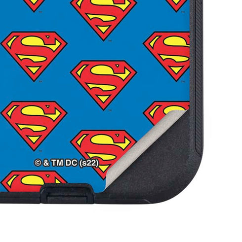 DC Comics Superman Logo Pattern Otterbox Defender iPhone Skin