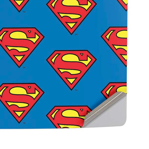 DC Comics Superman Logo Pattern PS5 Pro Disk Console Skin