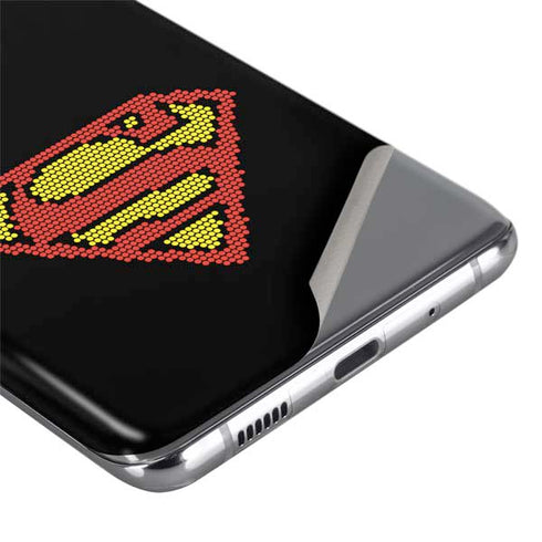 DC Comics Superman Logo Pixels Galaxy S20 Ultra 5G Skin