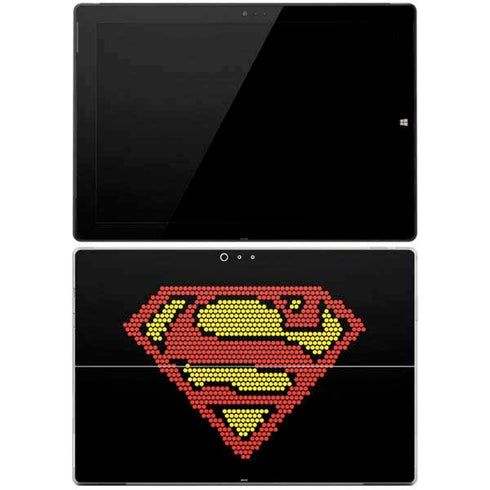 DC Comics Superman Logo Pixels Surface Pro 3 Skin