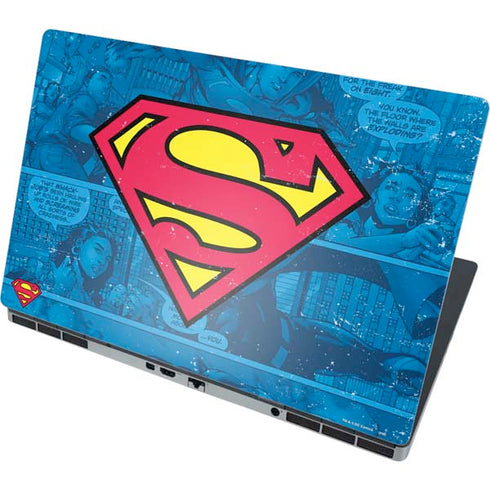 DC Comics Superman Logo Background Pattern Dell Precision Skin