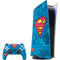 DC Comics Superman Logo Background Pattern PlayStation PS5 Skins