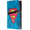 DC Comics Superman Logo Background Pattern PS5 Pro Console Skin