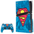 DC Comics Superman Logo Background Pattern PS5 Pro Disk Bundle Skin