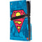 DC Comics Superman Logo Background Pattern PS5 Pro Disk Console Skin