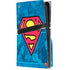 DC Comics Superman Logo Background Pattern PS5 Pro Disk Console Skin