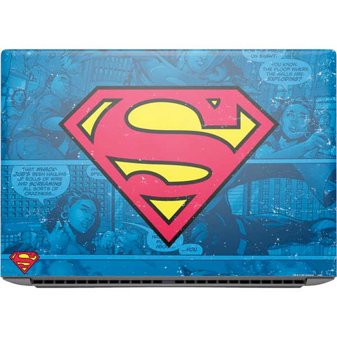DC Comics Superman Logo Background Pattern HP ZBook Fury 16 G10 Skin