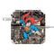 DC Comics Superman Vintage Action pose pattern 85W Power Adapter (15 and 17 inch MacBook Pro Charger) Skin