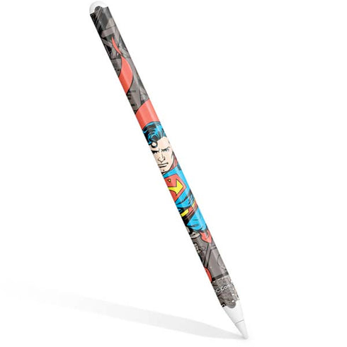 DC Comics Superman Vintage Action pose pattern Apple Pencil (2nd Gen 2019) Skin