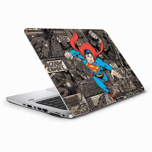 DC Comics Superman Vintage Action pose pattern HP Elitebook Skin
