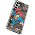 DC Comics Superman Vintage Action pose pattern Galaxy A16 5G Clear Case