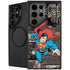 DC Comics Superman Vintage Action pose pattern Galaxy S25 Ultra Kickstand Case