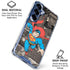 DC Comics Superman Vintage Action pose pattern Galaxy S25 FE Clear Case