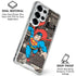 DC Comics Superman Vintage Action pose pattern Galaxy S25 Ultra Clear Case