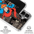 DC Comics Superman Vintage Action pose pattern Galaxy S26 Plus Clear Case