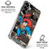 DC Comics Superman Vintage Action pose pattern Galaxy S26 Plus Clear Case