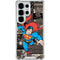 DC Comics Superman Vintage Action pose pattern Galaxy S26 Ultra Clear Case