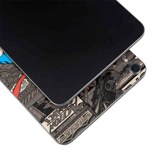 DC Comics Superman Vintage Action pose pattern Apple iPad Mini Skin
