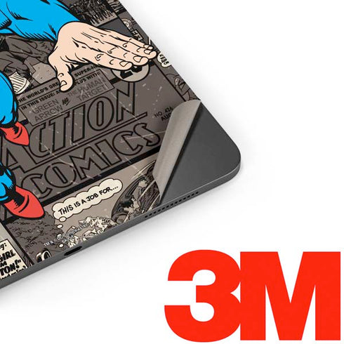 DC Comics Superman Vintage Action pose pattern Apple iPad Pro Skin