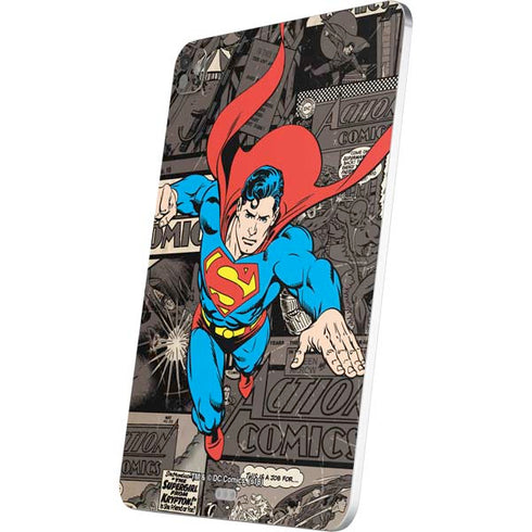 DC Comics Superman Vintage Action pose pattern iPad Pro 13in M4 (2024) Skin