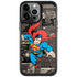 DC Comics Superman Vintage Action pose pattern iPhone Cases