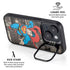 DC Comics Superman Vintage Action pose pattern iPhone 14 Plus Kickstand Case