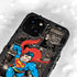 DC Comics Superman Vintage Action pose pattern iPhone 15 Plus Waterproof Case