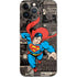 DC Comics Superman Vintage Action pose pattern iPhone 15 Pro Max Skin